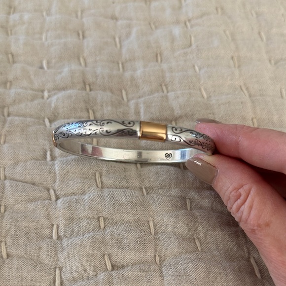 Brighton Set of 1 silver/gold bracelet and 1 necklace - Picture 2 of 7